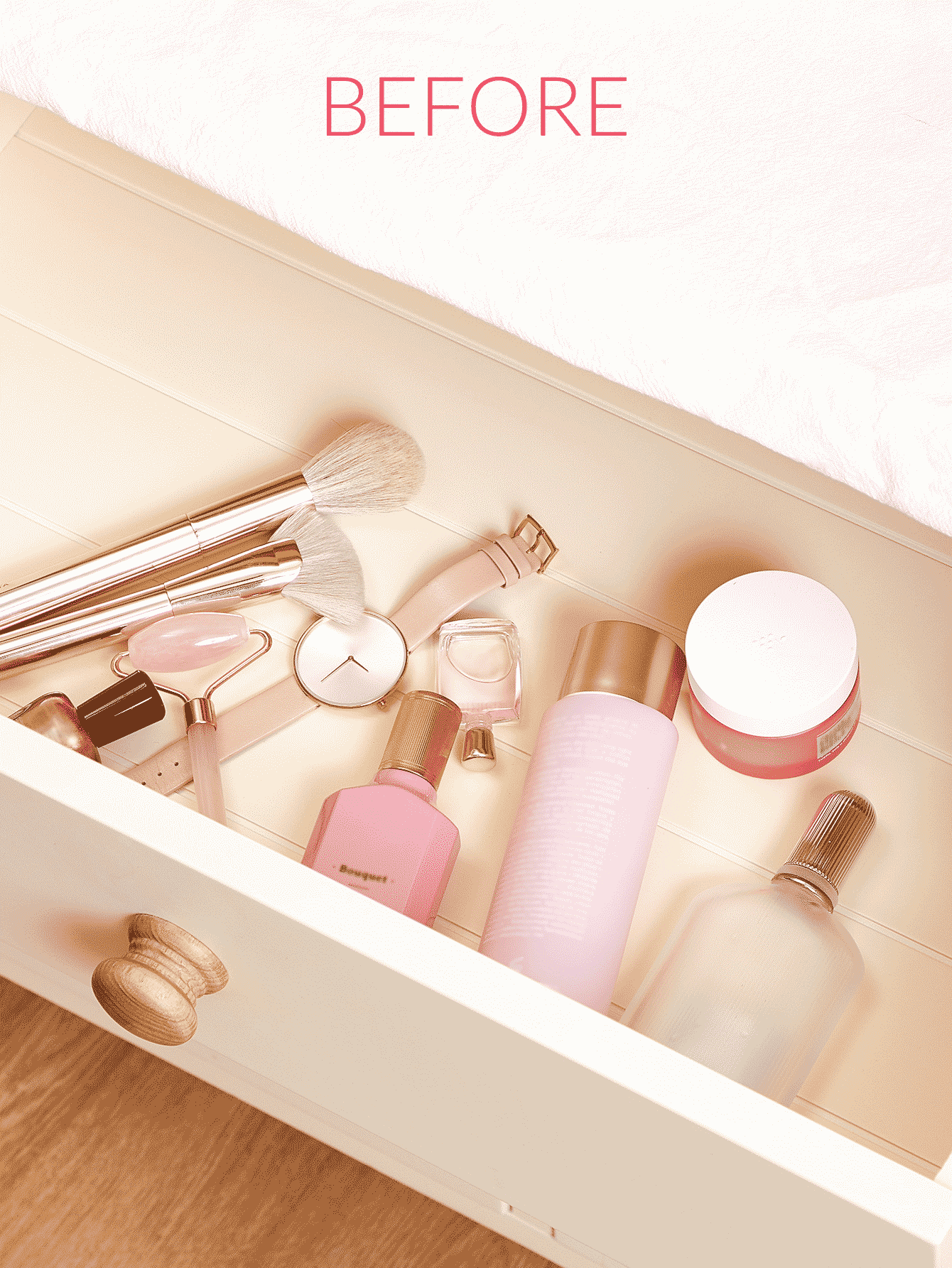 SHEIN Basic living 1pc Stackable Desk Drawer Organizer Tray Dividers