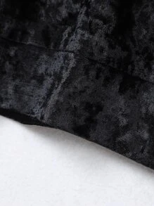 Manfinity Men Solid Mock Neck Sweatshirt - Black - View 6