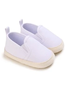 Baby Minimalist Slip On Flats - White - View 1