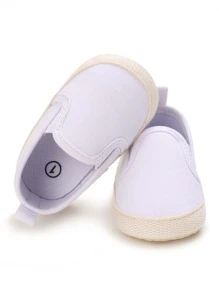 Baby Minimalist Slip On Flats - White - View 6