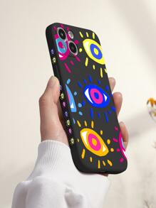 L249-直边黑漆木质手机壳（侧面喷漆）