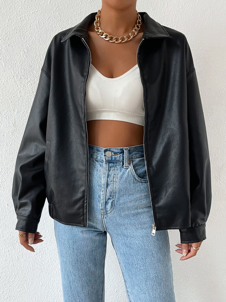 SHEIN ブラックジャケット SHEIN ブラック クロップドジャケット M - メルカリ
