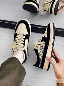 Giày thể thao nam Ren lên Lá thư Ren lên - Nhiều màu - Xem 1