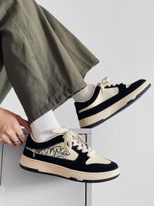 Giày thể thao nam Ren lên Lá thư Ren lên - Nhiều màu - Xem 2