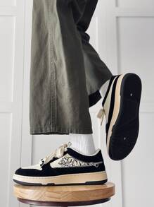 Giày thể thao nam Ren lên Lá thư Ren lên - Nhiều màu - Xem 3