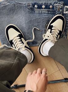 Giày thể thao nam Ren lên Lá thư Ren lên - Nhiều màu - Xem 5