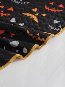 Halloween Cartoon Graphic Bedspread Set - Multicolor - View 5