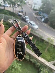 1 funda para llave de coche compatible con Nissan, funda para llave - Multicolor - Ver 2