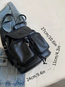 Rucsac din față cu buzunar plasat cu scrisori