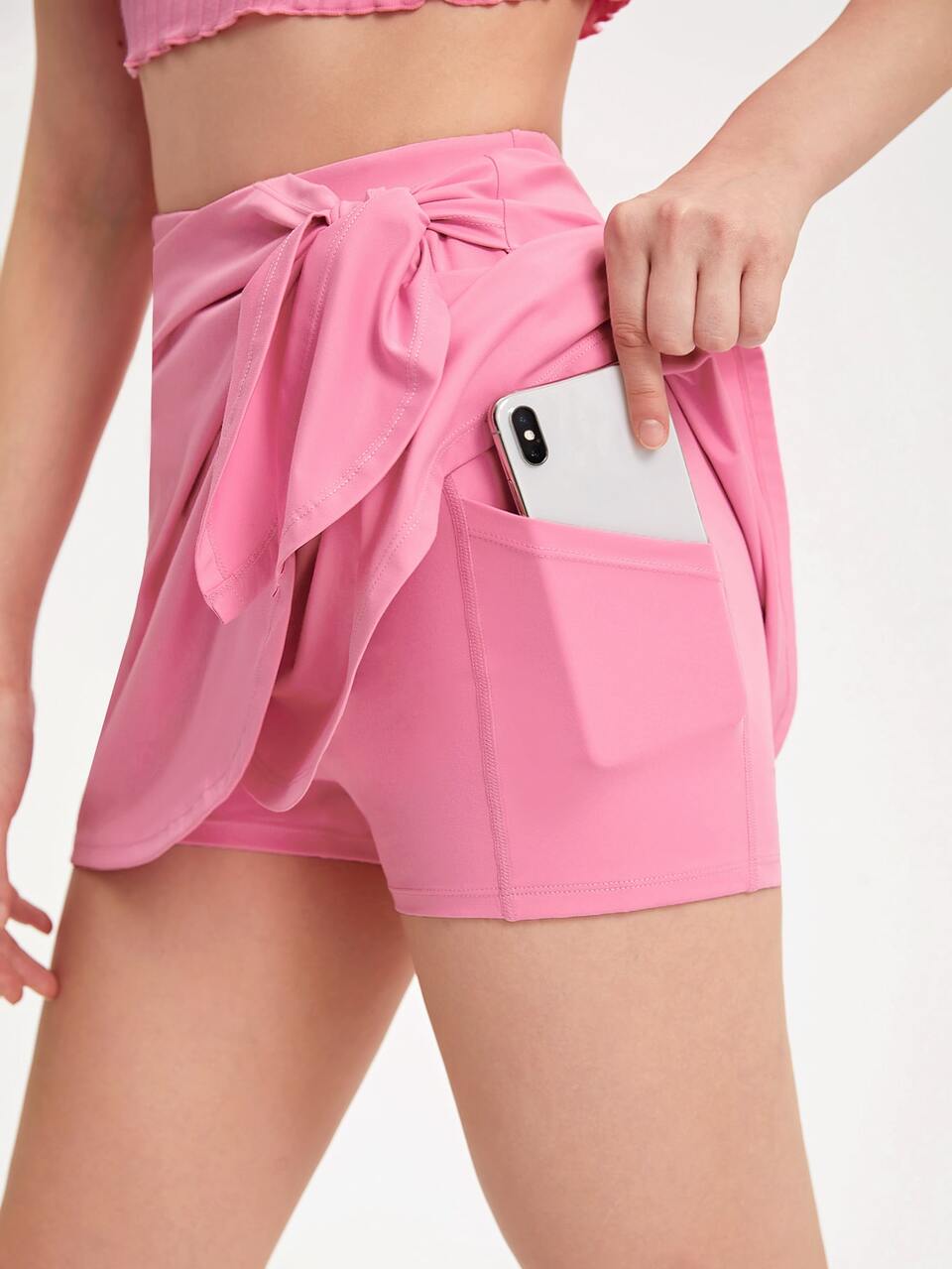 Falda Activa Con Lazo Lateral