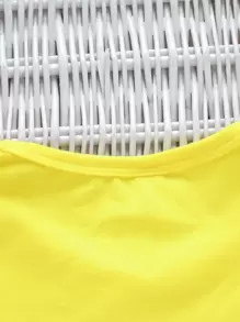 SHEIN Young Boy Tropical & Letter Graphic Tee & Shorts Summer Holiday