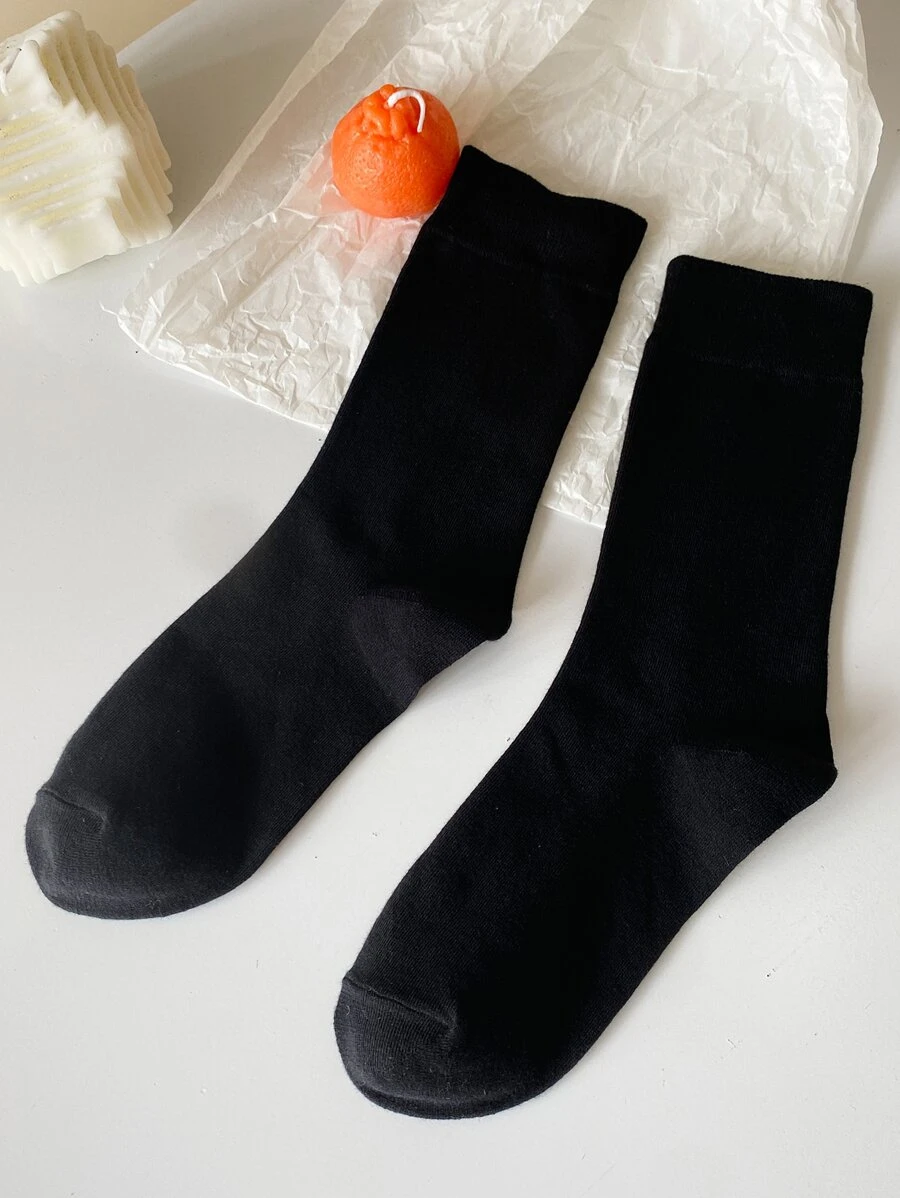 Black Crew Socks