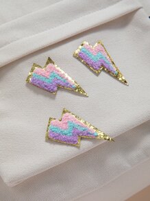 5 miếng Sét hình Iron-on Patch - Nhiều màu - Xem 4