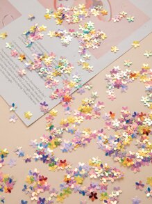 1 包花形抛洒彩纸，PVC 闪亮花形彩纸，适合派对、圣诞节 - 彩色 - 查看 3