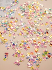 1 包花形抛洒彩纸，PVC 闪亮花形彩纸，适合派对、圣诞节 - 彩色 - 查看 5