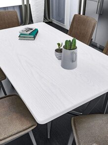 1 件仿白色和米色木纹壁纸，房间装饰，家具翻新自粘墙纸，翻新贴纸剥离墙板，墙纸，壁纸，春季装饰品让您的家焕然一新，节日装饰贴纸礼物生日毕业 - 白色 - 查看 4