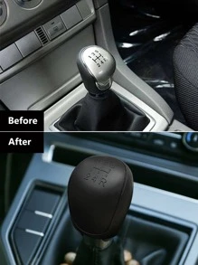 Silicone Car Gear Shift Cover - Black - View 6