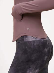 GLOWMODE Featherfit™輪廓拉鍊夾克 - 中紫紅色 - 查看 6