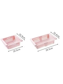 1入組隨機可伸縮收納排水冰箱架 - 彩色 - 查看 3