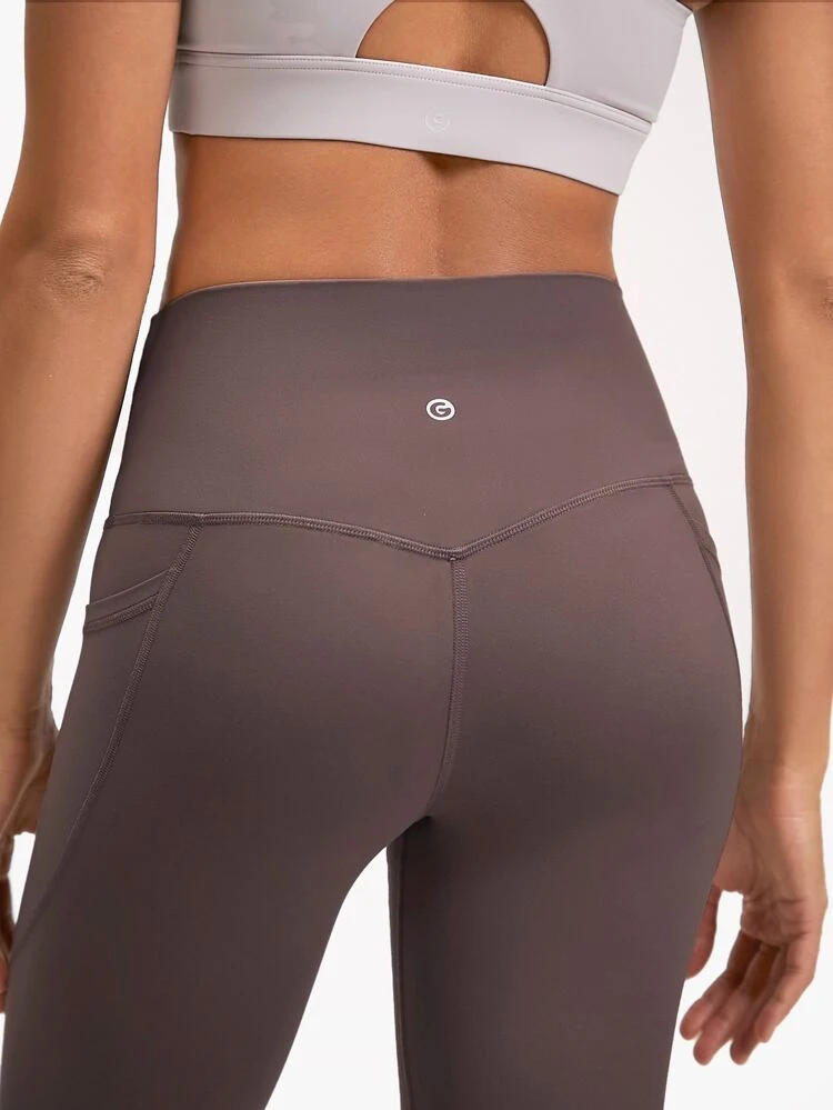Leggings De Cintura Alta Featherfit™ De 24" Con Bolsillo Lateral
