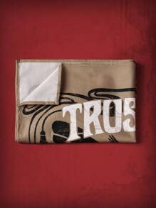 Ashley Baxter Grunge Punk Slogan & Figure Graphic Tapestry - Multicolor - View 2