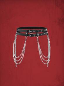 ROMWE Thắt lưng Giải trí - màu đen - Xem 2