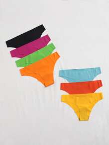 7pack No Show Panty - Multicolor - View 3