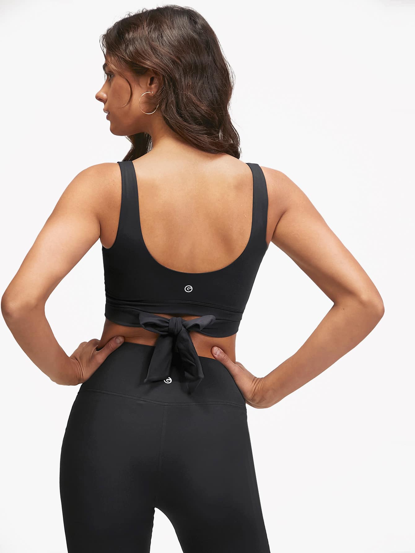 FeatherFit™ Lace-Up Waist Sports Bra