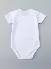 Baby Girl Unisex Slogan & Heart Tee Bodysuit