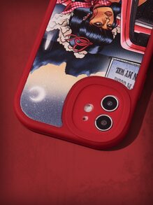 Ashley Baxter Funda para móvil punk rock con estampado de dibujos animados - Multicolor - Ver 2