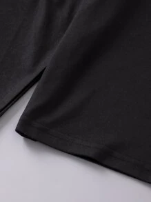 女孩字母圖案撞色睡衣套裝 - 彩色 - 查看 4