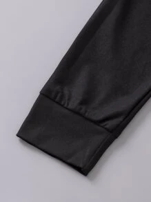 女孩字母圖案撞色睡衣套裝 - 彩色 - 查看 5