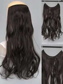 Extensión del pelo natural rizado sintético - Marrón Mocha - Ver 1