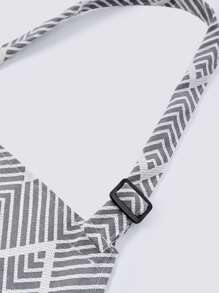 1pc Mẫu Chevron Tạp dề chống thấm dầu - Nhiều màu - Xem 3