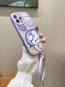 可愛卡通兔印花手機殼，適用於 iPhone 11，iPhone 13，iPhone 14 Pro Max - 彩色 - 查看 2