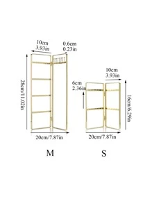 Giá trưng bày đồ trang sức có thể gập lại 1pc - Vàng - Xem 3