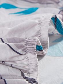 1入組樹葉印花沙發套 - 彩色 - 查看 3