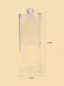 1个塑料棉签收纳盒，圆形棉签收纳整理，适用于房间、家居、卧室、浴室、粉色房间、客厅装饰、旅行用品、礼品袋、送给妈妈、爸爸、男士、朋友、老师的礼物、生日、婚礼、办公桌、置物架、配件、礼品盒、趣味礼物、收纳袋、房间装饰、包袋、化妆包、梳妆台、旅行、化妆包、旅行必备品、收纳盒、储物盒、旅行必备品、化妆品收纳盒、化妆包、化妆品收纳盒、收纳盒、洗漱包、桌面收纳盒、化妆品包、化妆袋、化妆品收纳盒、梳妆台配件、化妆袋、化妆包、珠宝盒、化妆刷收纳盒、化妆刷架、香水收纳盒、化妆包、礼物女性、圣诞礼物、送给女性的礼物创意