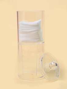 1个塑料棉签收纳盒，圆形棉签收纳整理，适用于房间、家居、卧室、浴室、粉色房间、客厅装饰、旅行用品、礼品袋、送给妈妈、爸爸、男士、朋友、老师的礼物、生日、婚礼、办公桌、置物架、配件、礼品盒、趣味礼物、收纳袋、房间装饰、包袋、化妆包、梳妆台、旅行、化妆包、旅行必备品、收纳盒、储物盒、旅行必备品、化妆品收纳盒、化妆包、化妆品收纳盒、收纳盒、洗漱包、桌面收纳盒、化妆品包、化妆袋、化妆品收纳盒、梳妆台配件、化妆袋、化妆包、珠宝盒、化妆刷收纳盒、化妆刷架、香水收纳盒、化妆包、礼物女性、圣诞礼物、送给女性的礼物创意