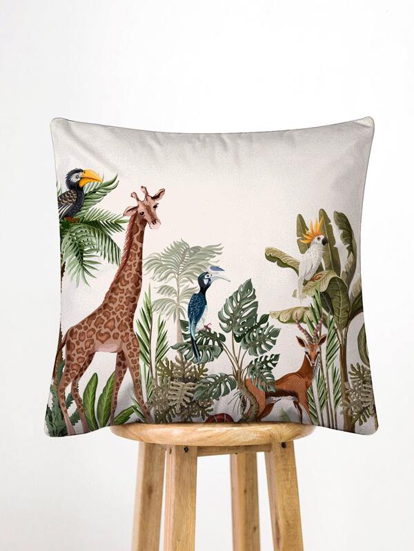 Animal Print Cushion Cover Without Filler