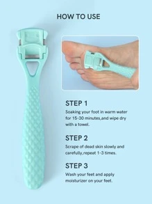 1 pieza Herramienta removedor de piel muerta pie - verde menta - Ver 7