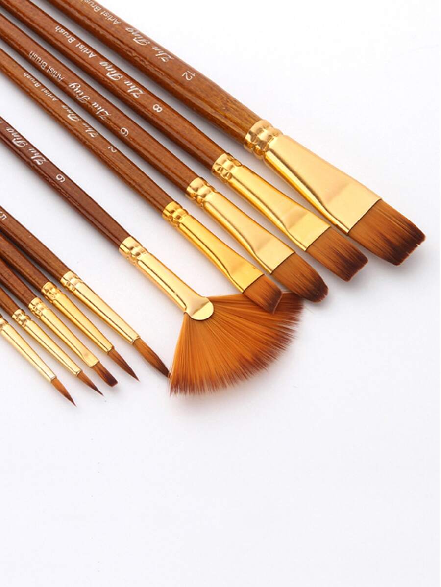 10 支字母图形画笔 返校,返校,学校用品 - 彩色 - 查看 1