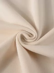 Manfinity Homme Men Letter Graphic Striped Trim Polo Shirt - Apricot - View 6