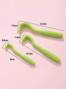 3pcs Random Color Pet Health Care Tool Set, Tick Removal Tool For Dogs, Cats Plastic Tick Puller Tick Grabber Entire Head & Body Pain-Free - Multicolor - View 6