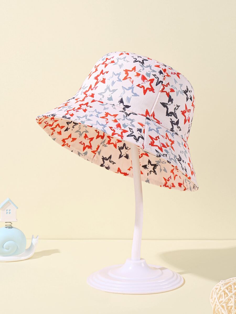 Bebé Sombrero cubo con estampado de estrella - Multicolor - Ver 1