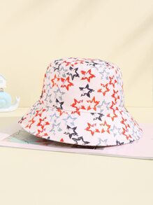 Bebé Sombrero cubo con estampado de estrella - Multicolor - Ver 2