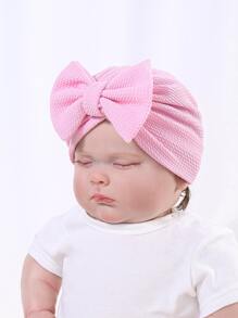 3pcs Bow Decor Baby Hat - Multicolor - View 2