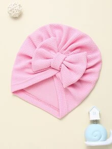 3pcs Bow Decor Baby Hat - Multicolor - View 3