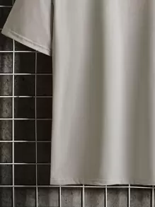 Manfinity Homme Hombres Camiseta con estampado de dibujos animados - Gris Claro - Ver 3