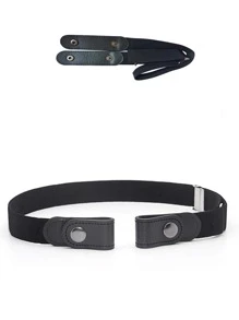 1pc Invisible Belt Lady's Casual Stretch Stretch Stretch Jeans Belt Summer, School Fall, Autumn, Halloween